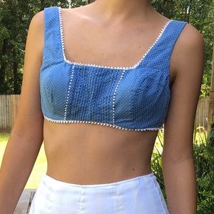 The Villager vintage crop top